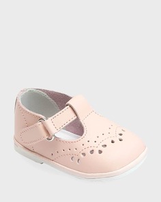 Кожаные броги с Т-образным ремешком для девочек Birdie Mary Jane, Baby L&apos;Amour Shoes