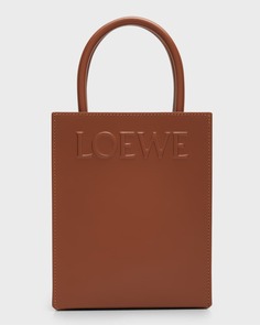 Маленькая кожаная большая сумка A5 Loewe