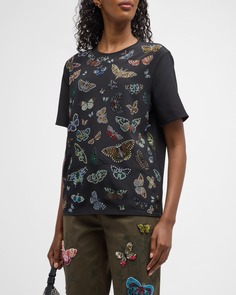Украшенная блузка с короткими рукавами Millions Of Butterflies Libertine
