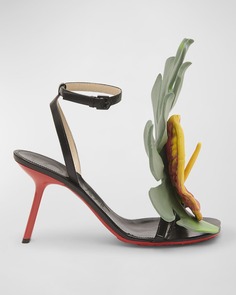 Кожаные сандалии 3D Petal Loewe