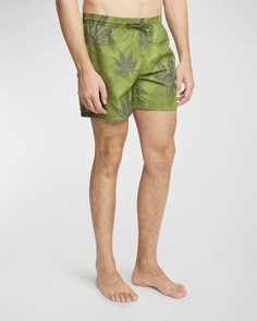 Мужские плавательные шорты с принтом в виде листьев из коллаборации с Paula&apos;s Ibiza Loewe