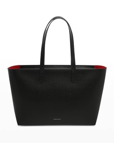 Маленькая кожаная большая сумка на молнии East-West Mansur Gavriel