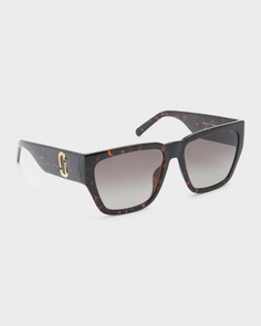 Квадратные пластиковые солнцезащитные очки J Marc с логотипом Marc Jacobs