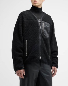 Текстурированная мужская куртка с несколькими молниями MASTERMIND WORLD