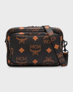 Маленькая мужская сумка через плечо Aren Visetos MCM
