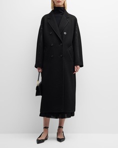 Двубортное свободное пальто Madame Max Mara