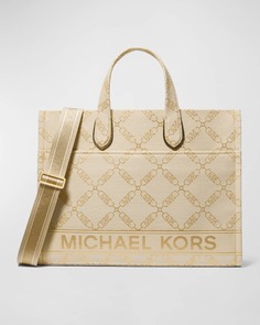 Большая сумка-тоут Gigi с цепочкой и монограммой MICHAEL Michael Kors