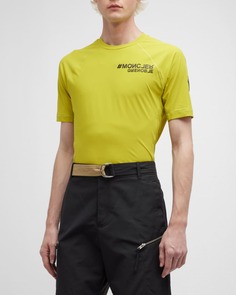 Мужская спортивная футболка с регланом Moncler Grenoble