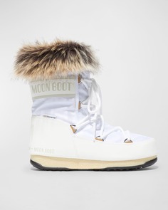 Короткие зимние сапоги Monaco из искусственного меха Moon Boot