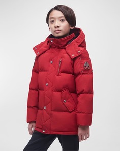 Детское водонепроницаемое съемное пальто с капюшоном, размер XXS-XL Moose Knuckles