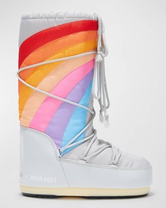 Ботинки Icon Rainbow на шнуровке Moon Boot