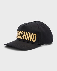 Мужская бейсбольная кепка Cappello Logo с 5 панелями Moschino