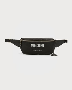 Мужская поясная сумка из нейлона с логотипом Moschino