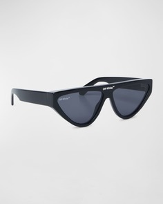 Мужские солнцезащитные очки Gustav Logo-Bridge Contemporary Off-White