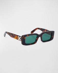 Мужские прямоугольные солнцезащитные очки Arthur Off-White