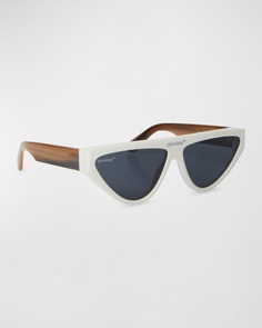 Мужские солнцезащитные очки Gustav Logo-Bridge Contemporary Off-White