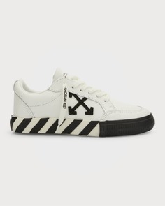 Низкие кроссовки из вулканизированной кожи Off-White