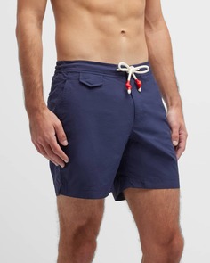 Мужские плавательные шорты средней длины с завязками Orlebar Brown