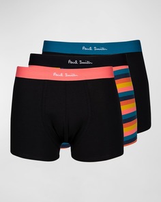 Мужские хлопчатобумажные эластичные шорты из 3 пар Paul Smith