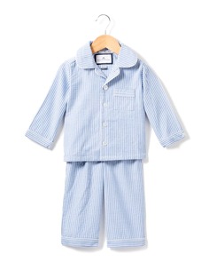Полосатый пижамный комплект для девочки из 2 предметов, размер 6M-14 Petite Plume
