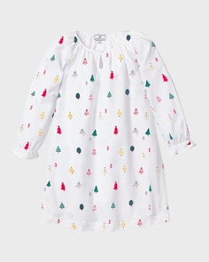 Ночная рубашка Delphine Merry Trees для девочки, размер 6M-14 Petite Plume