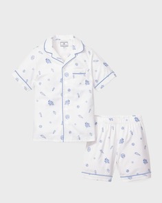 Пижамный комплект Suffolk Seashells для девочек, 2 предмета, размер 6M-14 Petite Plume