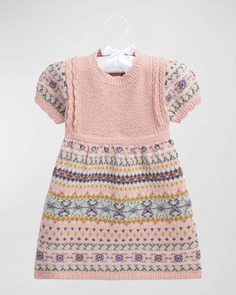 Платье-свитер Fair Isle из смесовой шерсти для девочек, размер 3–24 мес. Ralph Lauren Childrenswear
