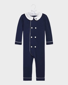 Двубортный комбинезон с вышивкой для мальчика, размер 3–24 мес. Ralph Lauren Childrenswear