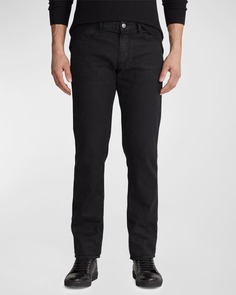 Мужские узкие джинсы из льна и хлопка Ralph Lauren Purple Label