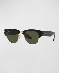 Солнцезащитные очки Mega Clubmaster Square из пластика и хрусталя Ray-Ban