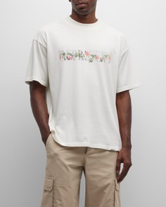 Мужская футболка с цветочным логотипом REPRESENT