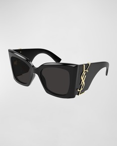 Солнцезащитные очки &quot;кошачий глаз&quot; Blaze из ацетата Saint Laurent