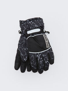 Узорчатые снежные перчатки для мальчика LCW Accessories