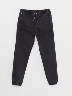 Джинсовые брюки-джоггеры для мальчиков с эластичной резинкой на талии Southblue