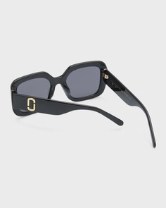 Солнцезащитные очки J Marc из ацетата квадратной формы с логотипом Marc Jacobs