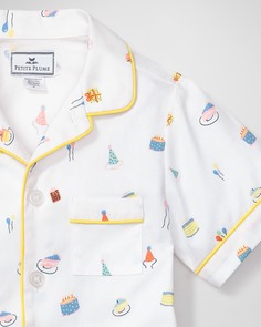 Kid&apos;s Birthday Wishes Классический комплект пижамы из двух предметов, размер 6M-14 Petite Plume