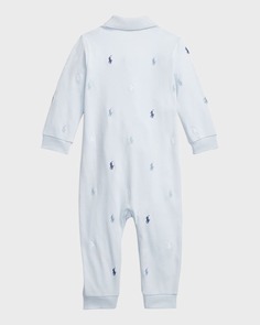 Комбинезон с вышитым пони для мальчика, размер 3–12 мес. Ralph Lauren Childrenswear