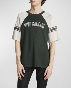 Мужская университетская футболка Rive Gauche Saint Laurent