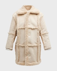Oversize-пальто из искусственной овчины Samira STAND