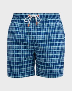Мужские шорты для плавания с геометрическим рисунком Swims