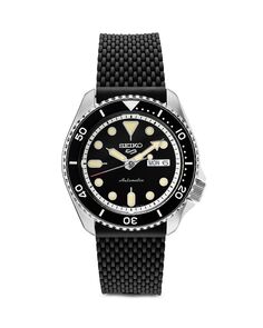 Спортивные часы Seiko Watch 42,5 мм, черный