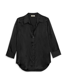 Шелковая блуза Dani из шармеза L&apos;AGENCE L'agence