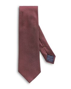 Классический шелковый галстук с геометрическим рисунком Eton