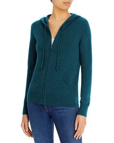 Толстовка с капюшоном на молнии из кашемира — 100% эксклюзив C by Bloomingdale&apos;s Cashmere