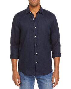 Льняная рубашка из шамбре — 100% эксклюзив The Men&apos;s Store at Bloomingdale&apos;s