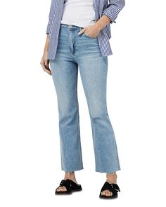 Расклешенные джинсы до щиколотки с высокой посадкой Casey в цвете Lucy rag &amp; bone