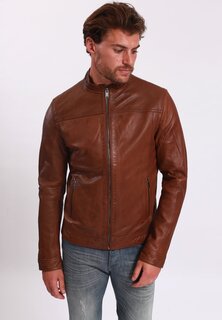 Кожаная куртка Lee Cooper, коричневый