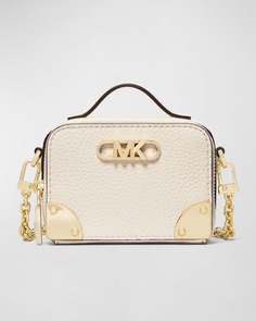 Кожаная сумка через плечо Micro Trunk MICHAEL Michael Kors