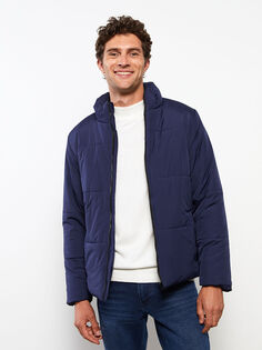 Стандартное мужское надувное пальто с воротником-стойкой LCW Eco