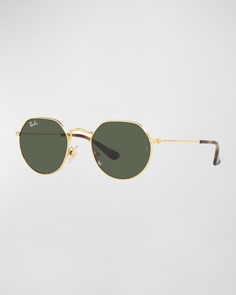 Солнцезащитные очки для мальчика Rj9565s 47 круглой формы Ray-Ban Junior